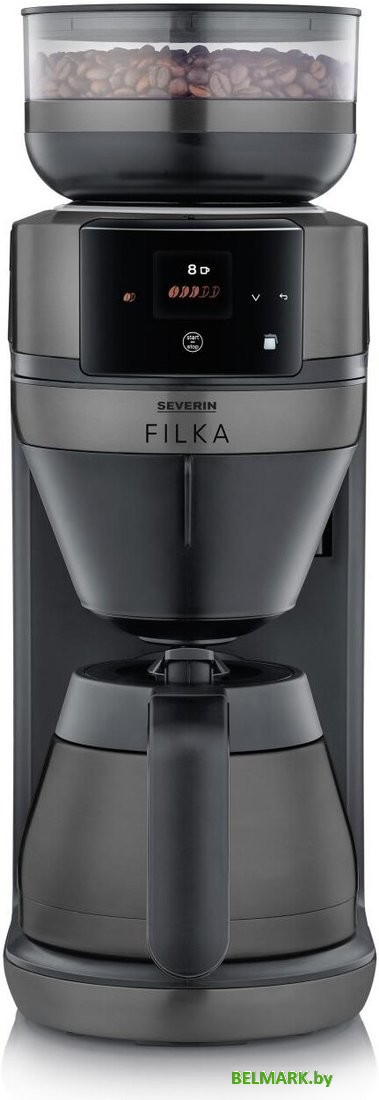Капельная кофеварка Severin KA 4855 Dark Inox - фото