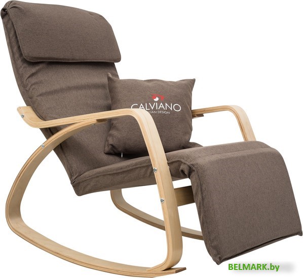 Кресло-качалка Calviano Comfort 1 (коричневый) - фото