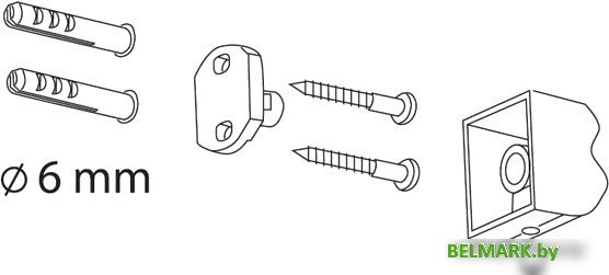 Крючок для ванны Bisk Futura Black 02969 - фото