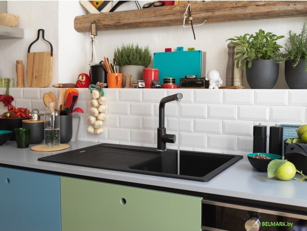 Кухонная мойка Franke Urban UBG 611-78 114.0697.752 (матовый черный) - фото2