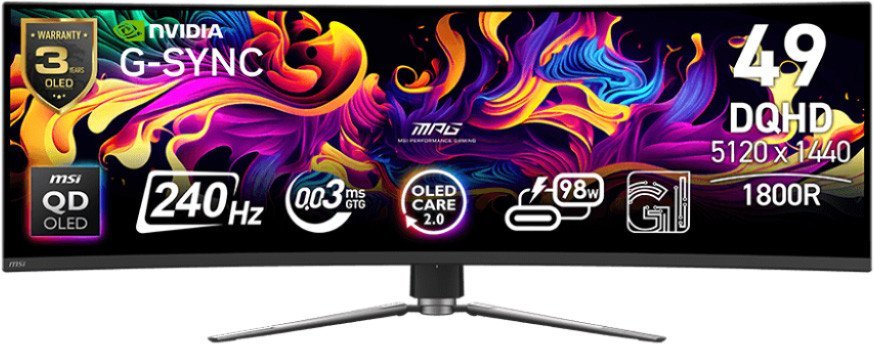 Игровой монитор MSI MPG 491CQPX QD-OLED - фото