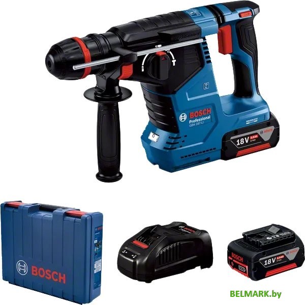 Перфоратор Bosch GBH 187-LI Professional 0611923121 (с 2-мя АКБ, кейс) - фото