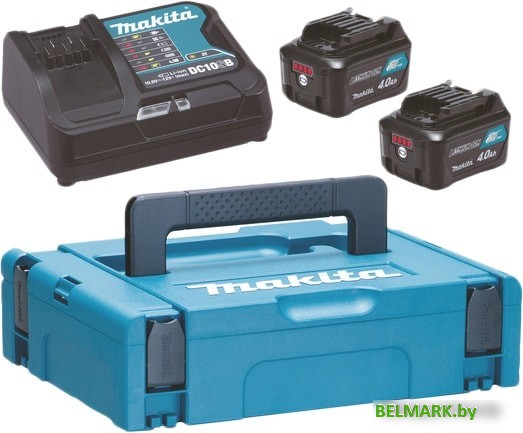 Аккумулятор с зарядным устройством Makita BL1041B + DC10SB (12В/4 Ah + 12В) - фото