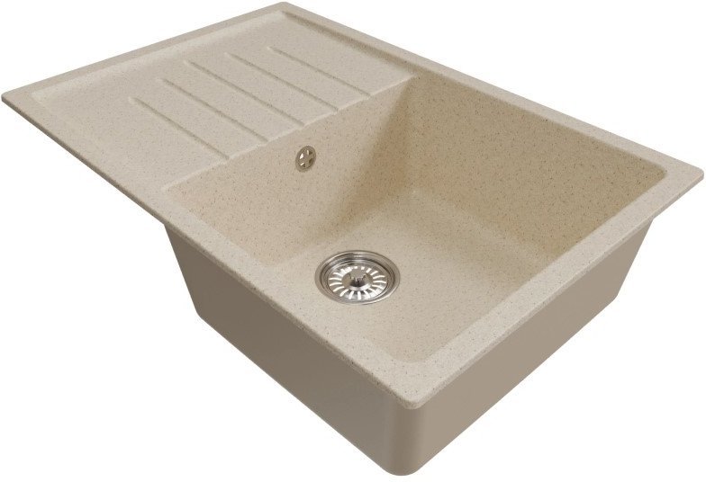 Кухонная мойка Mixline ML-GM19 551985 (бежевый) - фото2