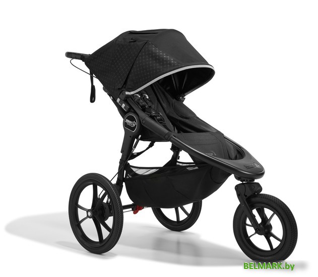 Коляска прогулочная «книга» Baby Jogger Summit X3 (midnight black) - фото