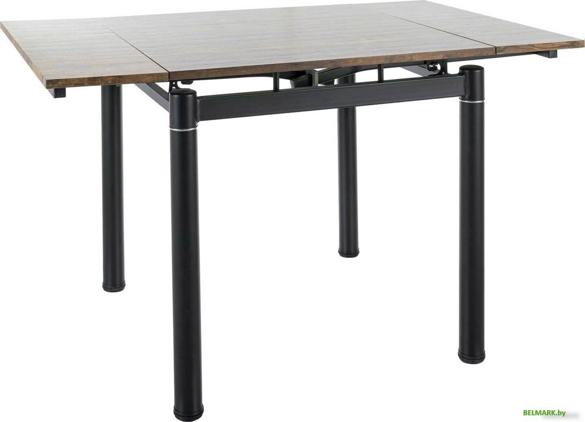 Кухонный стол Signal GD-082 GD082OVC80 (орех винтажный/черный матовый) - фото