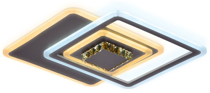 Припотолочная люстра Ambrella FA262 CF/TI (кофе/янтарь) - фото2