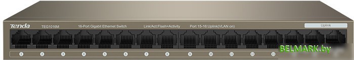 Неуправляемый коммутатор Tenda TEG1016M - фото