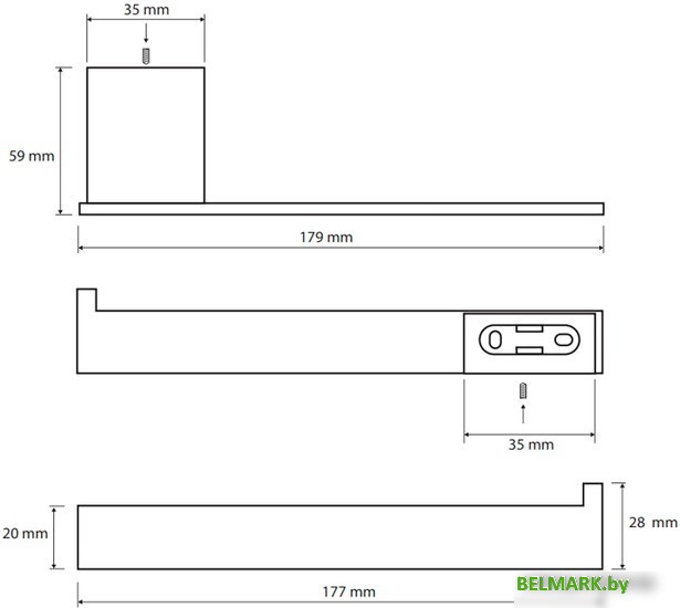Держатель для туалетной бумаги Bemeta Nero 135012020 - фото2
