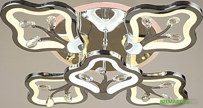 Припотолочная люстра Aitin Pro YH237/5 RGB (белый/серебристый) - фото