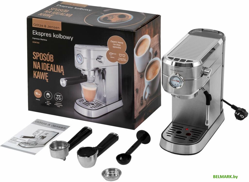 Рожковая кофеварка Goetze & Jensen ECM700 - фото2
