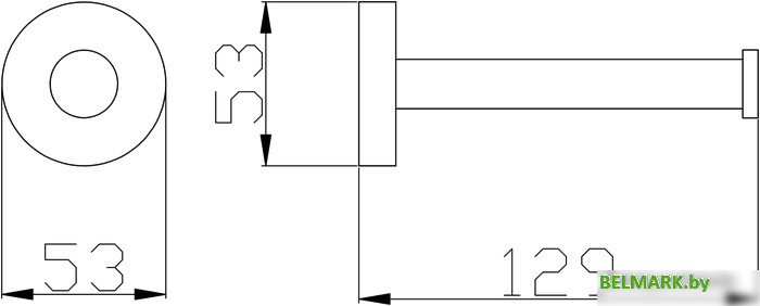 Держатель для туалетной бумаги Slezak RAV Колорадо COA0402 (хром) - фото2