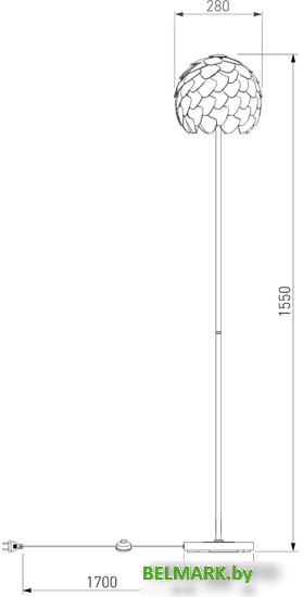 Торшер Bogate's Cedro 01100/1 - фото2