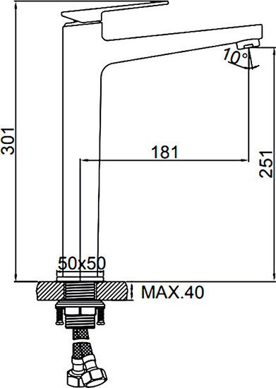 Смеситель Ledeme L1178U - фото2