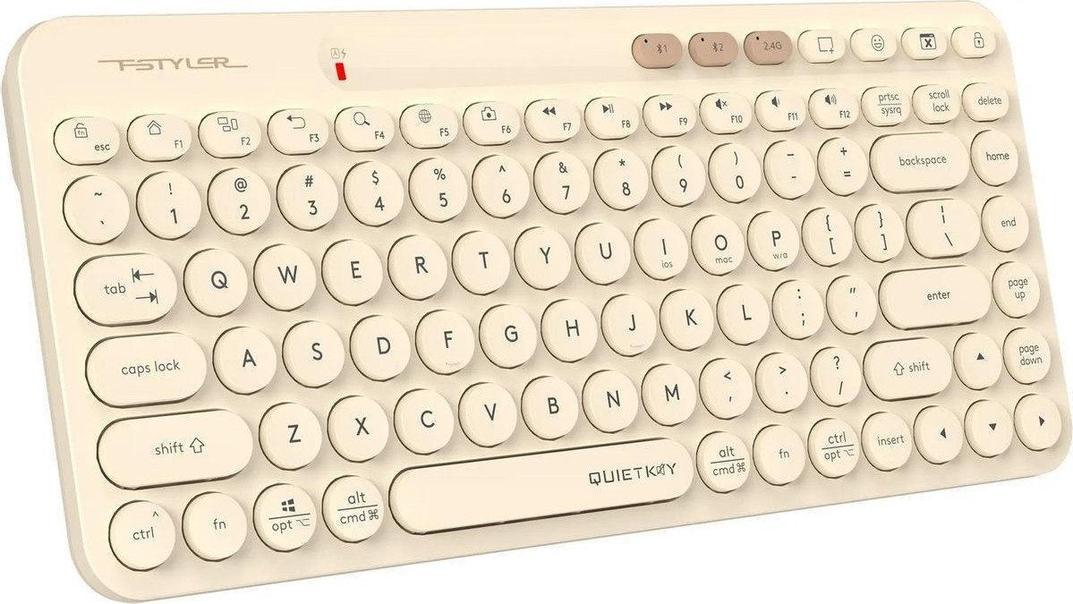 Клавиатура A4Tech Fstyler FBK36C AS (бежевый) - фото2