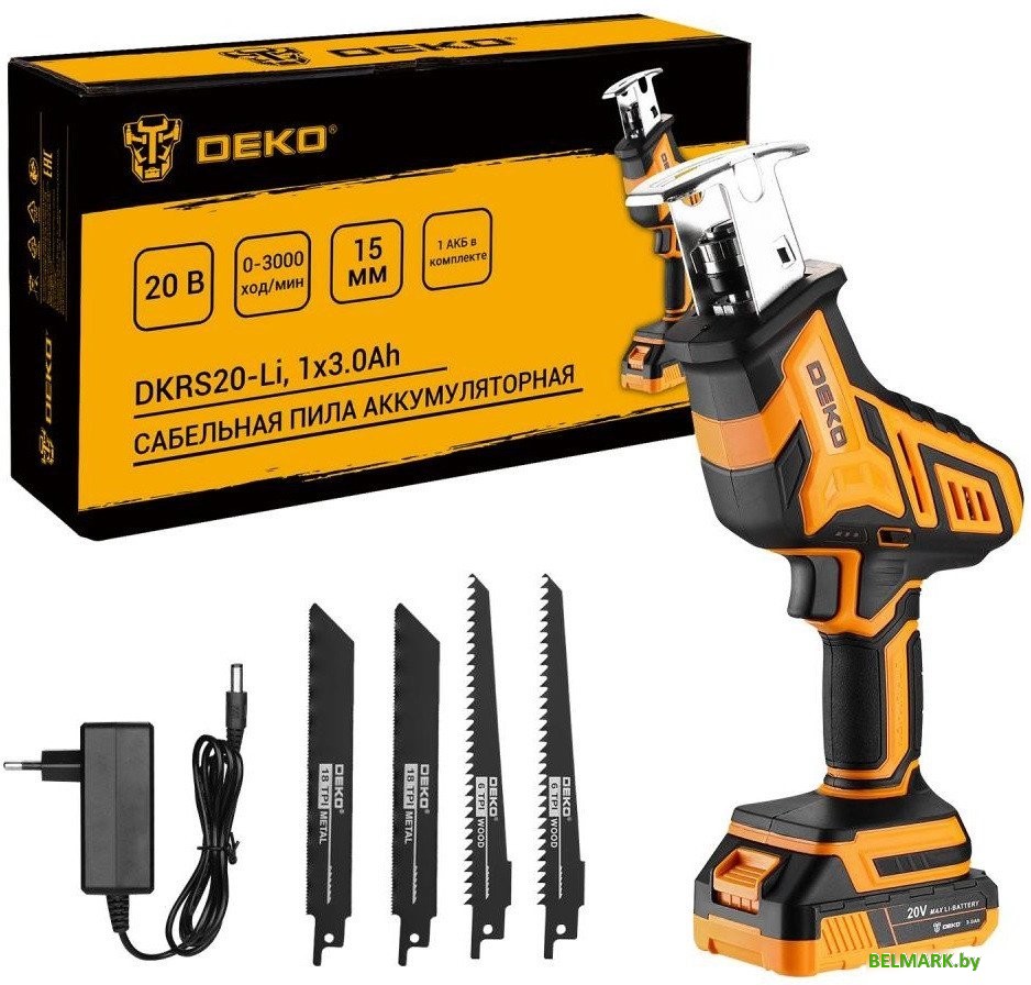 Сабельная пила Deko DKRS20-Li 083-1059 (с 1-им АКБ) - фото