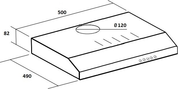 Кухонная вытяжка Schtoff C1-T500 X - фото2