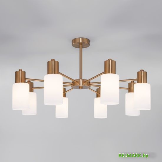 Люстра средней высоты Евросвет 70160/8 (латунь) - фото