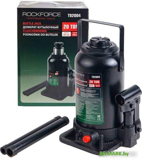 Бутылочный домкрат RockForce RF-T92004(DS) 20т - фото