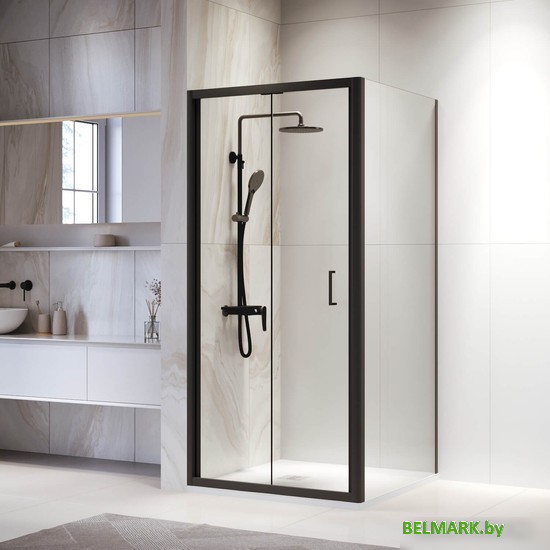 Душевой уголок RGW PA-132B (PA-21B+Z-050-5B) 060813222-14 120x120 (черный/прозрачное стекло) - фото