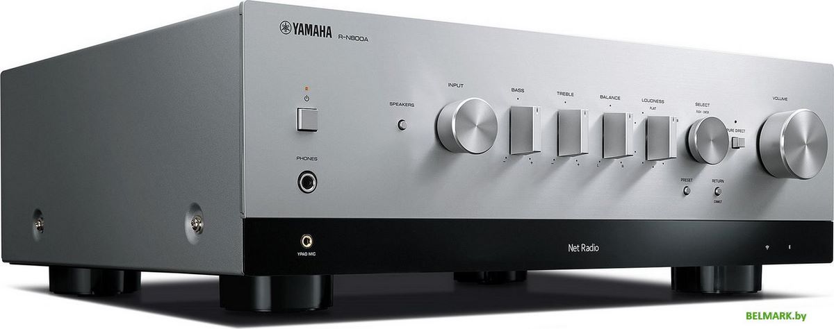 Сетевой ресивер Yamaha R-N800A (серебристый) - фото2