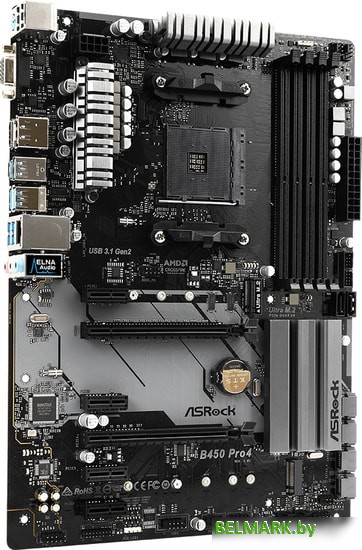Материнская плата ASRock B450 Pro4 - фото2