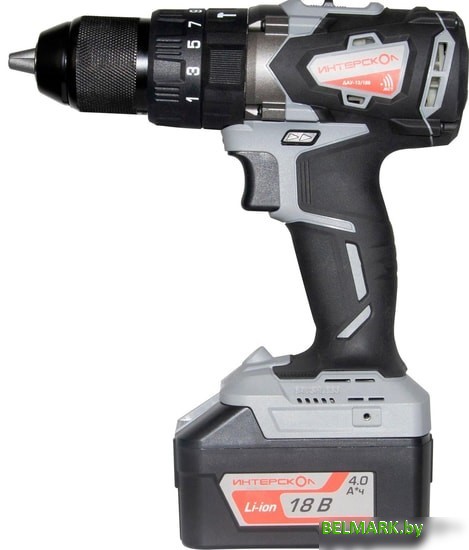 Ударная дрель-шуруповерт Интерскол ДАУ-13/18В 574.4.1.70 (с 1-им АКБ, кейс) - фото2