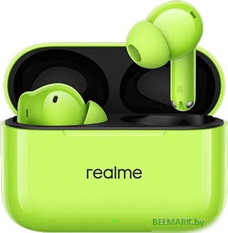 Наушники Realme Buds T200 (зеленый) - фото