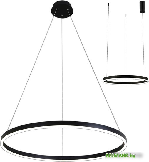 Подвесная люстра Kinklight Тор 08213.19A (4000K) (черный) - фото
