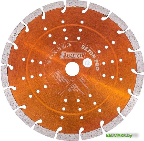 Отрезной диск алмазный Diamal DMA350.20 - фото