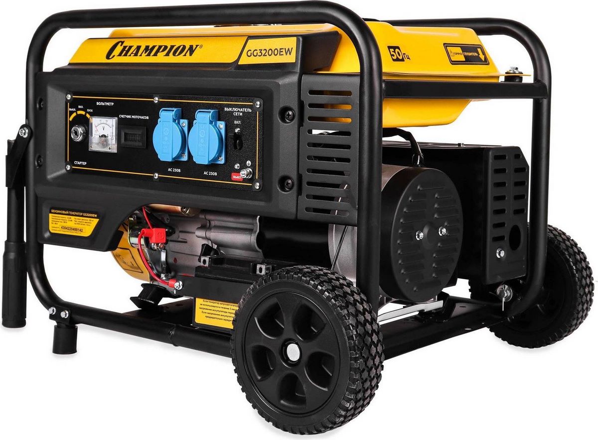 Бензиновый генератор Champion GG3200EW - фото2
