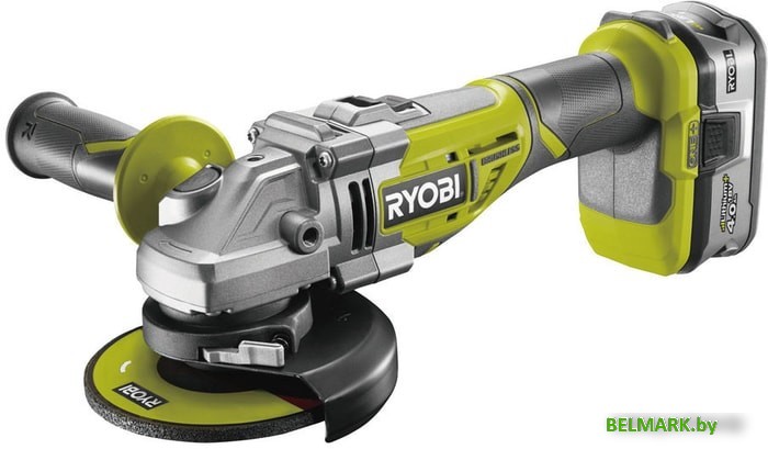 Угловая шлифмашина Ryobi R18AG7-140S (с 1-м АКБ) - фото
