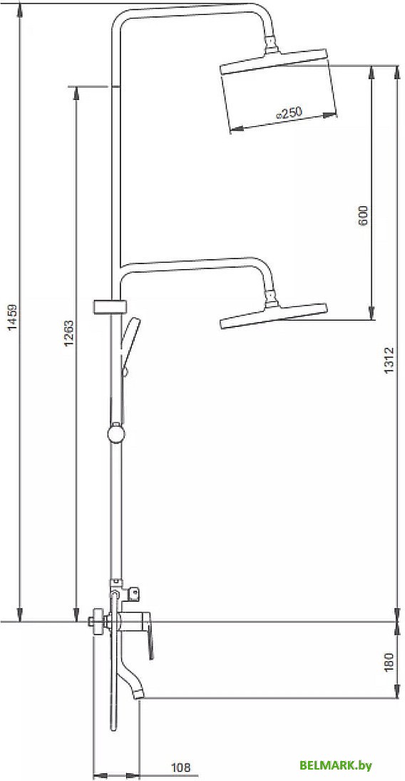 Душевая система Splenka S50.24.09 - фото2