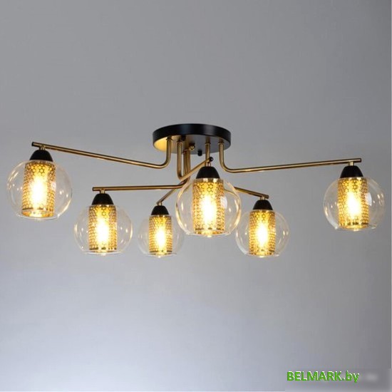 Люстра средней высоты Arte Lamp Manchester A7045PL-6BK - фото2