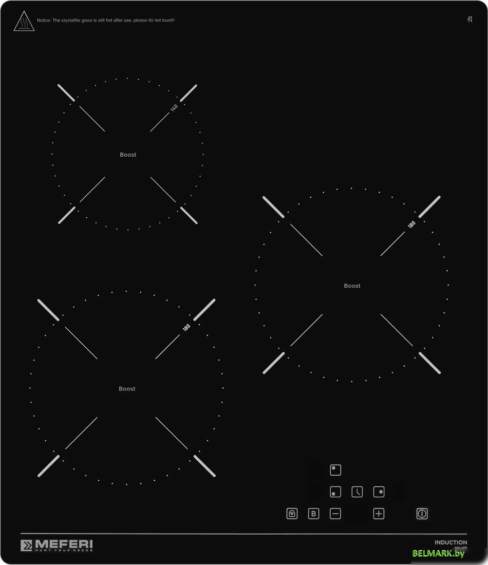 Варочная панель Meferi MIH453BK Power - фото
