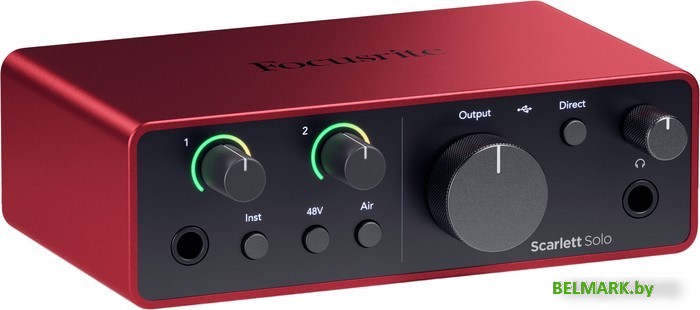 Аудиоинтерфейс Focusrite Scarlett Solo (4-е поколение) - фото