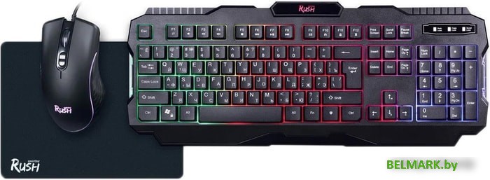 Клавиатура + мышь с ковриком SmartBuy SBC-307728G-K - фото
