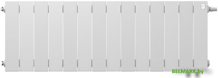 Биметаллический радиатор Royal Thermo PianoForte 300 Bianco Traffico VDR (14 секций) - фото