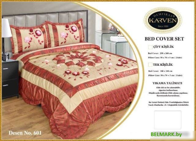 Покрывало Karven Кожа Евро Y 400-601 - фото