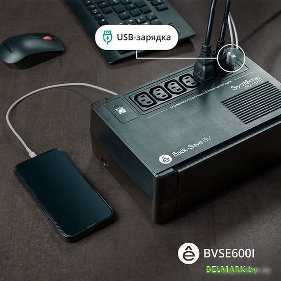 Источник бесперебойного питания Systeme Electric BVSE600I - фото2