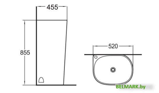 Умывальник SantiLine SL-4001 - фото2