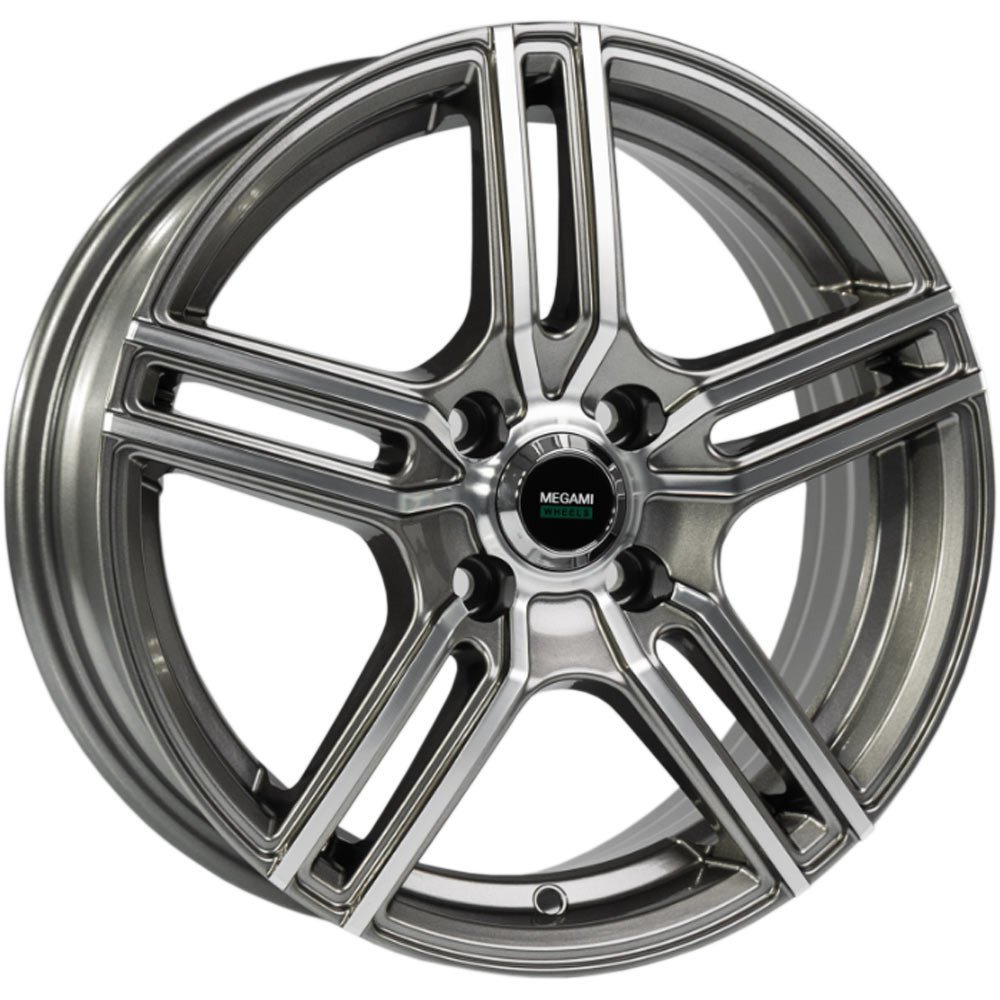 Литые диски Megami MGM-1 15x6" 5x114.3мм DIA 67.1мм ET 38мм GMF - фото