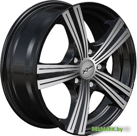 Литые диски X'trike X-112 16x6.5" 5x100мм DIA 57.1мм ET 38мм BK/FP - фото