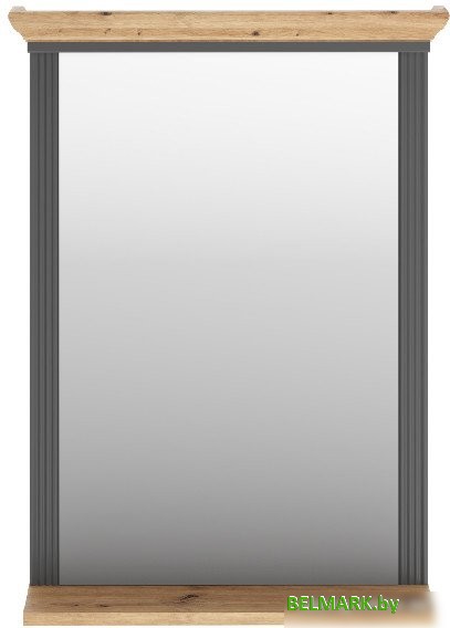 Зеркало Black Red White Jasmin LUS/65 (графит/дуб артизан) - фото