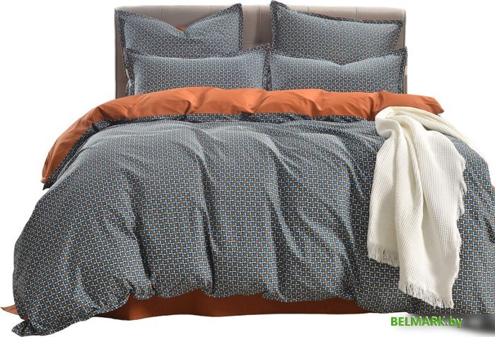 Постельное белье Sofi De MarkO Ахиллес 1.6 1.6-5563 (синий) - фото