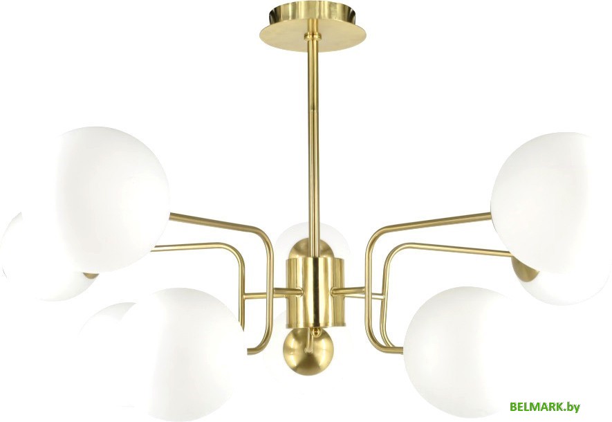 Люстра средней высоты Mirastyle XL-21001/10 BRASS+WG - фото