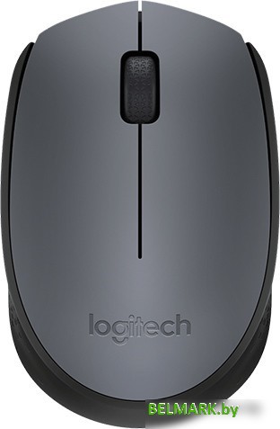 Мышь Logitech M170 Wireless Mouse Gray/Black [910-004642] - фото
