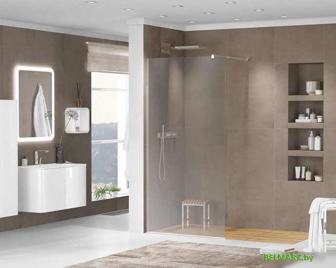 Душевая стенка Cezares LIBERTA-L-1-110-120-GR-Cr - фото2