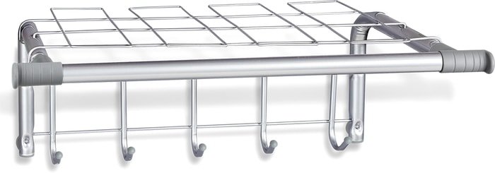 Вешалка для одежды Sheffilton SHT-WH7 946506 (хром лак/серый) - фото2