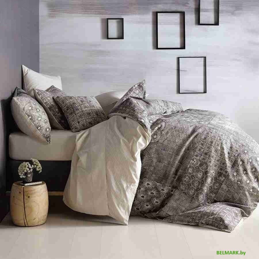 Постельное белье Реноме 2сп Темно-синяя коллекция New St-2466 (сатин) - фото